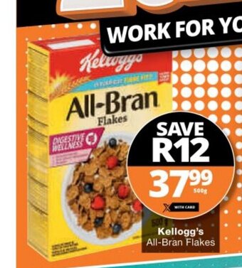 Checkers Kellogg's All-Bran Flakes offer