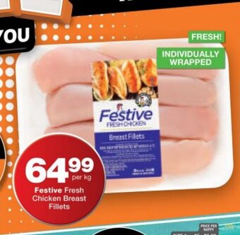 Checkers Festive Fresh Chicken Breast Fillets per kg offer