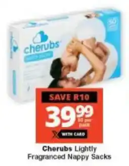 Checkers Cherubs Lightly Fragranced Nappy Sacks offer