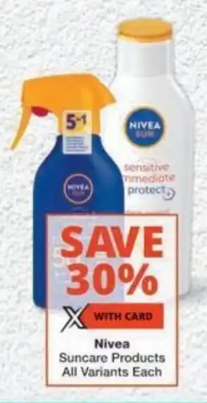 Nivea Suncare Products All Variants