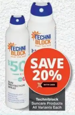 MediRite Techniblock Suncare Products All Variants offer