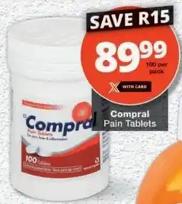 MediRite Comprol Pain Tablets offer
