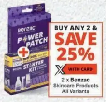 Benzac Skincare Products All Variants