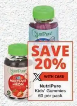 MediRite NutriPure Kids' Gummies offer