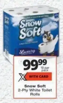 MediRite Snow Soft 2-Ply White Toilet Rolls offer