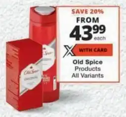 MediRite Old Spice Products All Variants offer
