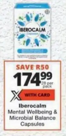 MediRite Iberocalm Mental Wellbeing & Microbial Balance Capsules offer