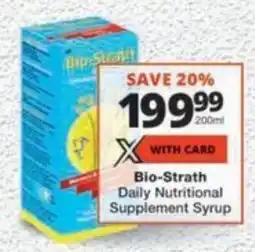 MediRite Bio-Strath Daily Nutritional Supplement Syrup offer
