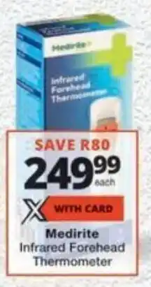 MediRite Medirite Infrared Forehead Thermometer offer
