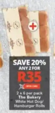 Checkers The Bakery White Hot Dog Hamburger Rolls offer