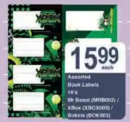 President Hyper Book Labels Assorted offer