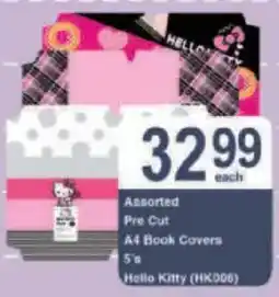 President Hyper Pre Cut A4 Book Covers Assorted offer