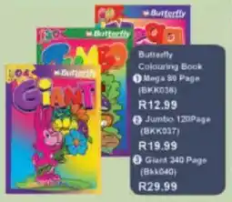 President Hyper Butterfly Colouring Book offer