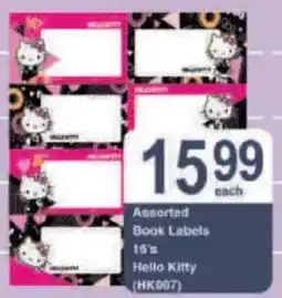 President Hyper Assorted Book Labels Hello Kitty offer