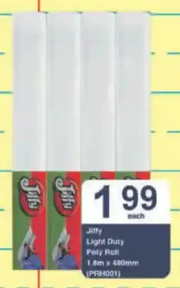 President Hyper Jiffy Light Duty Poly Roll offer