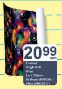 President Hyper Themed Single Roll Wrap offer