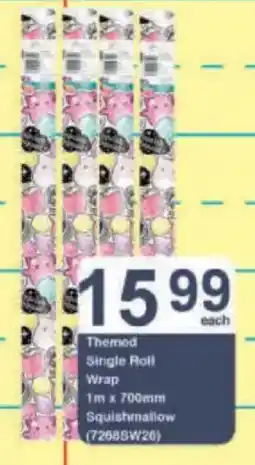 President Hyper Themed Single Roll Wrap Squishmallow offer