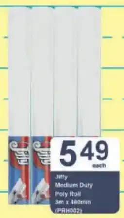 President Hyper Jiffy Medium Duty Poly Roll offer