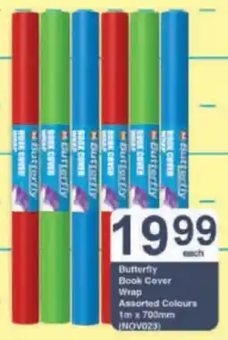 President Hyper Butterfly Book Cover Wrap Assorted Colours offer