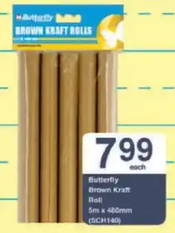 President Hyper Butterfly Brown Kraft Roll offer