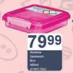 President Hyper Sistema Sandwich Вох offer