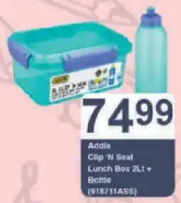 President Hyper Addis Clip 'N Seal Lunch Box + Bottle offer
