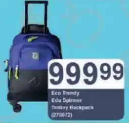 President Hyper Eco Trendy Edu Spinner Trolley Backpack offer