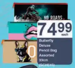 President Hyper Butterfly Deluxe Pencil Bag Assorted offer