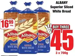 Boxer Superstores ALBANY Superior Sliced White Bread offer