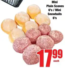 Boxer Superstores Mini Plain Scones/ Mini Snowballs offer