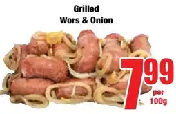 Boxer Superstores Grilled Wors & Onion offer
