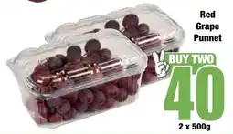 Boxer Superstores Red Grape Punnet offer