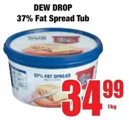 Boxer Superstores DEW DROP 37% Fat Spread Tub offer