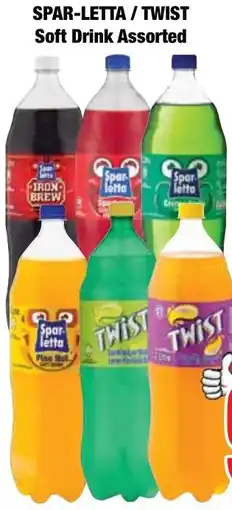 Boxer Superstores SPAR-LETTA/ TWIST Soft Drink Assorted offer