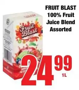 Boxer Superstores FRUIT BLAST 100% Fruit Juice Blend Assorted offer