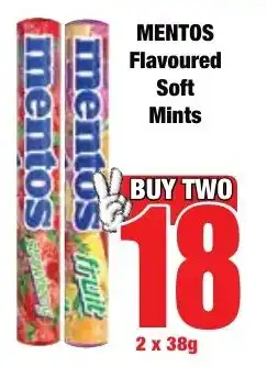 Boxer Superstores MENTOS Flavoured Soft Mints offer