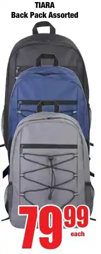 Boxer Superstores TIARA Back Pack Assorted offer