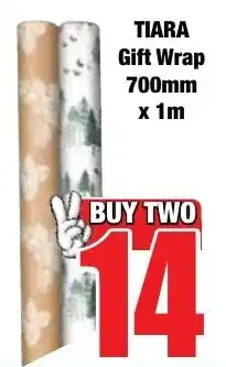 Boxer Superstores TIARA Gift Wrap offer