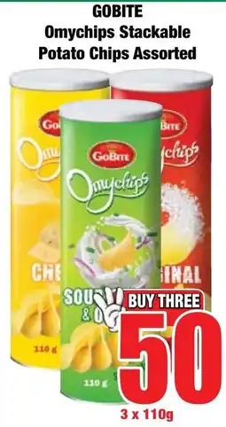 Boxer Superstores GOBITE Omychips Stackable Potato Chips Assorted offer
