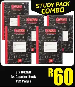 Boxer Superstores BOXER A4 Counter Book 192 Pages offer