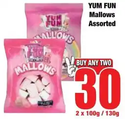 Boxer Superstores YUM FUN Mallows Assorted offer