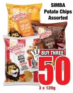 Boxer Superstores SIMBA Potato Chips Assorted offer