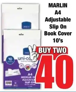 Boxer Superstores MARLIN A4 Adjustable Slip On Book Cover offer