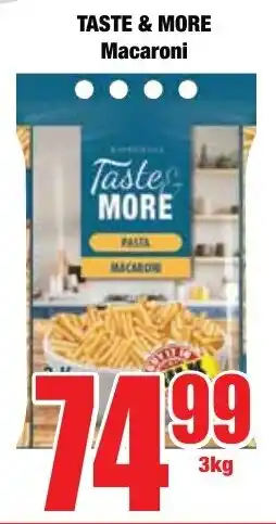 Boxer Superstores TASTE & MORE Macaroni offer