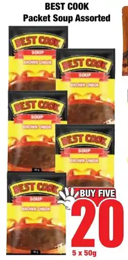 Boxer Superstores BEST COOK Packet Soup Assorted offer