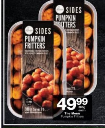 Checkers The Menu Pumpkin Fritters 380g offer