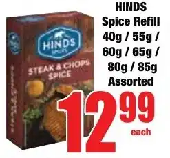 Boxer Superstores HINDS Spice Refill Assorted offer