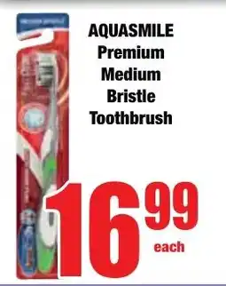 Boxer Superstores AQUASMILE Premium Medium Bristle Toothbrush offer