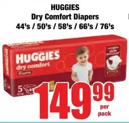 Boxer Superstores HUGGIES Dry Comfort Diapers offer