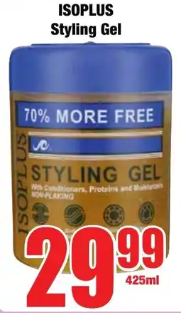 Boxer Superstores ISOPLUS Styling Gel offer